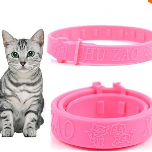 Soft Silicon Pet Cat Flea Collar Adjustable Practical Tick Mite